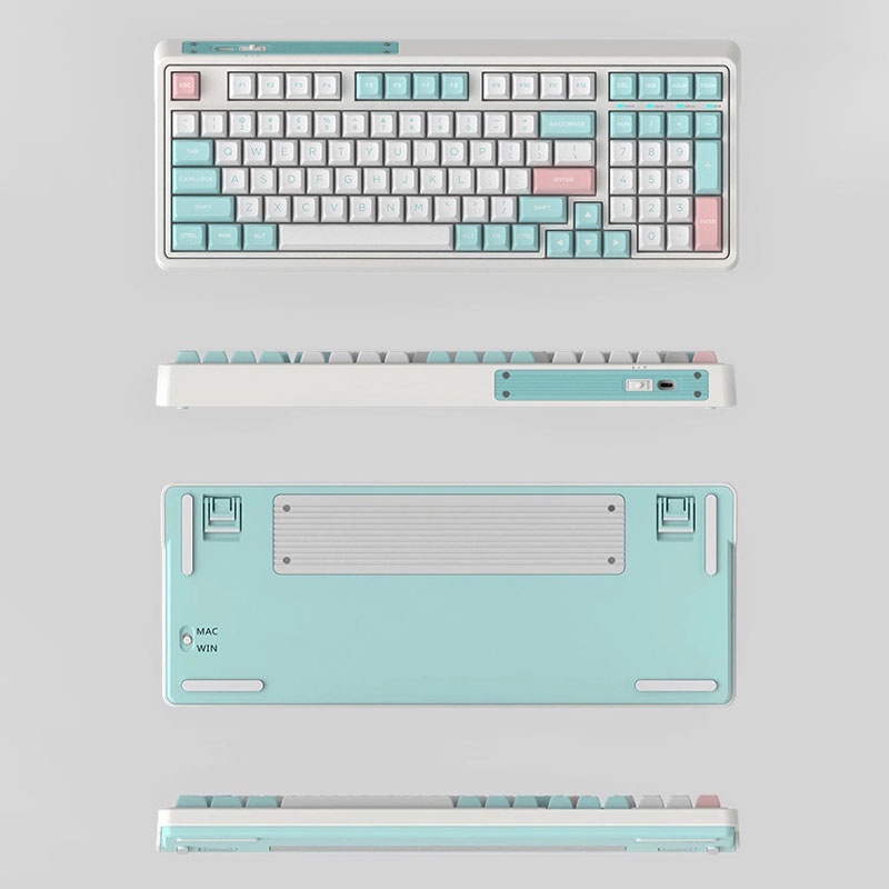 Bàn phím cơ FL-Esports CMK98SAM Mashmallow 3 Mode  - Hàng chính hãng