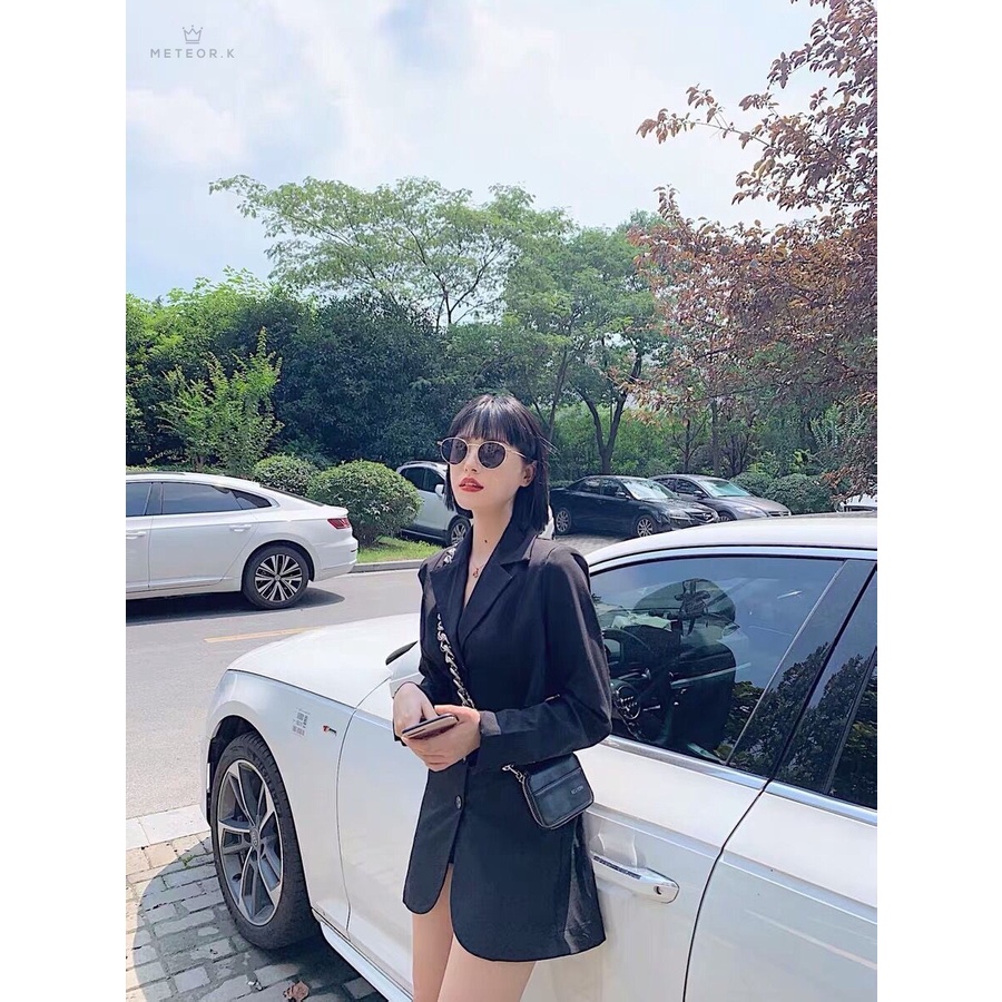 Đầm nữ tay dài thiết kế thời trang phong cách Hàn Quốc