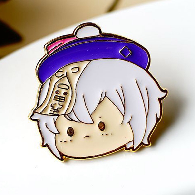 YGT Genshin Impact Anime Morax Kinsen Lapel Pin brooch Pin Friends Gift Jewelry Accessories Shirt Bag Badge Decoration