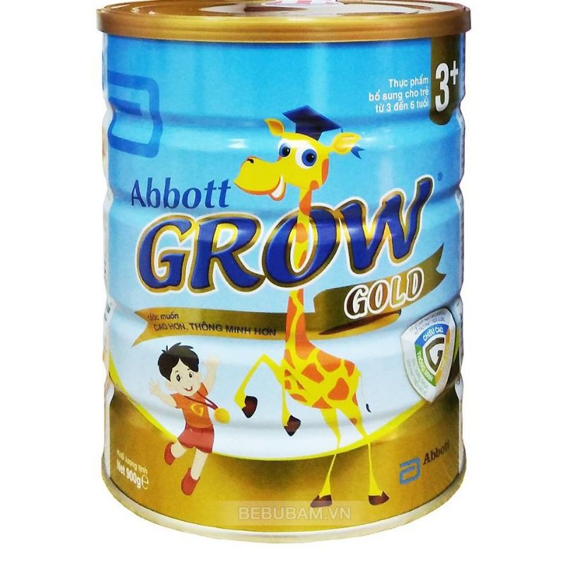 sữa bột Abbott grow lon 900g sẵn đủ số