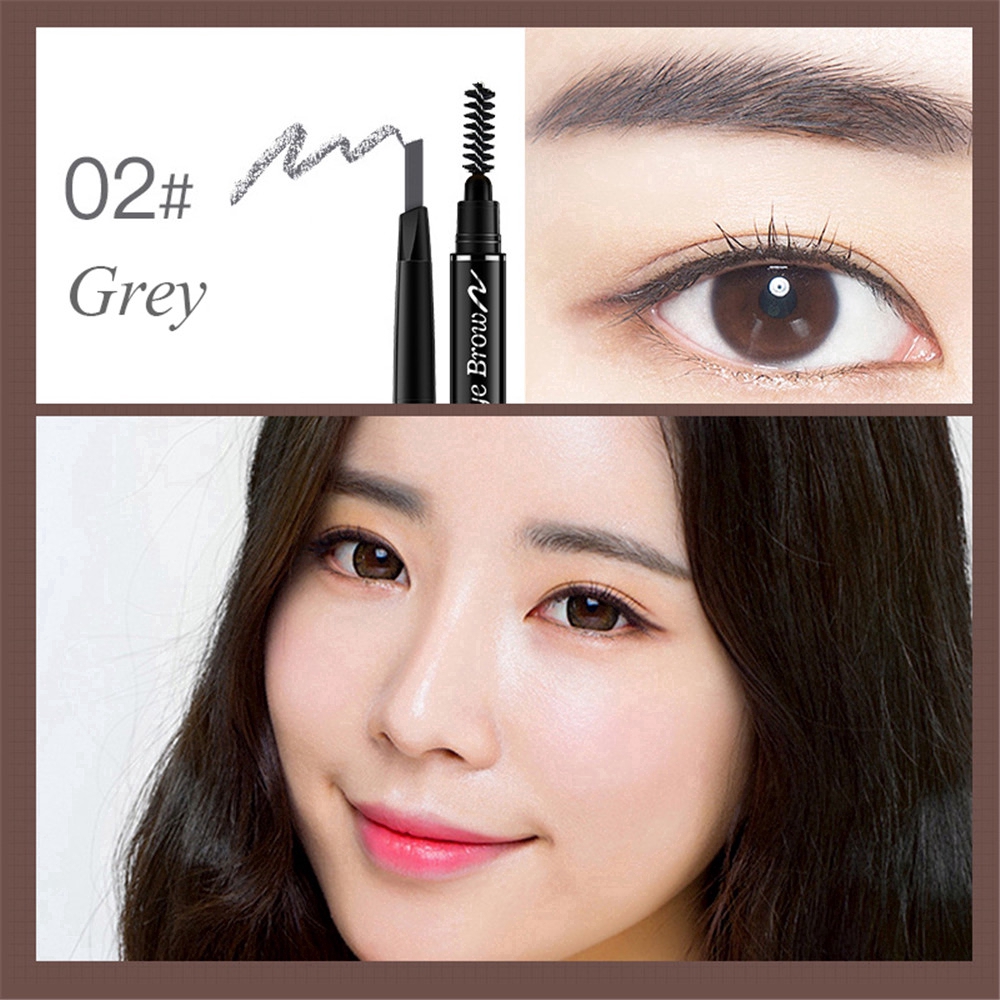 [Hàng mới về] Bút kẻ lông mày AOTUO hai đầu chống chấm nước đựng trong tối opp tiện dụng | BigBuy360 - bigbuy360.vn