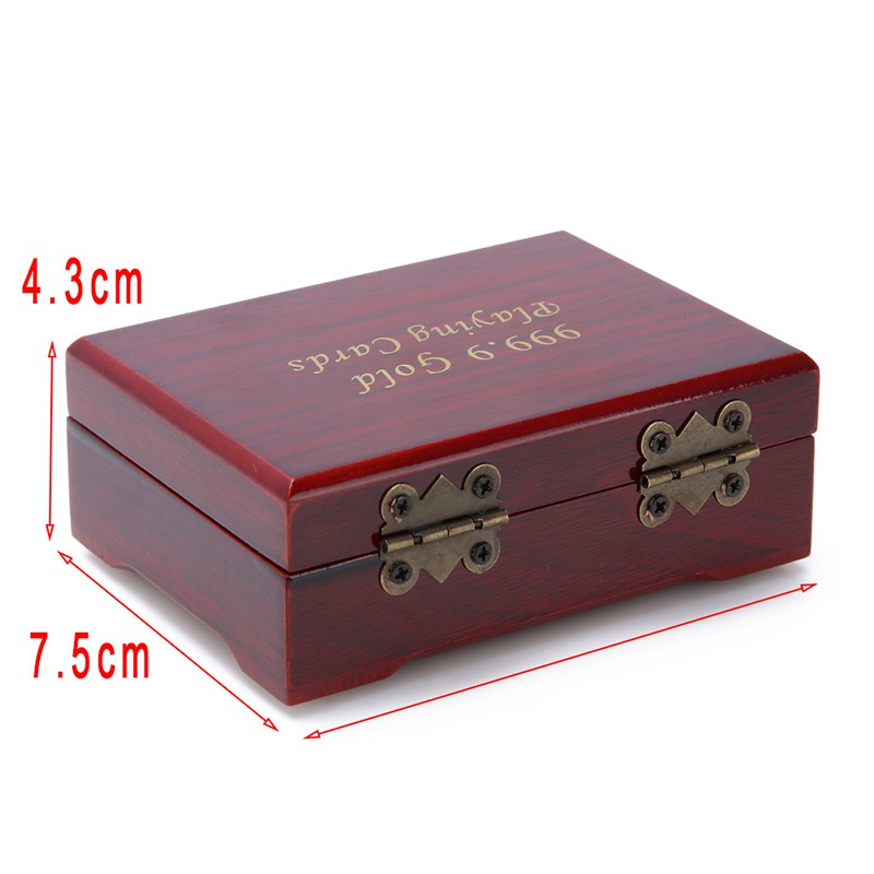 Hộp gỗ đựng bài tây nhỏ gọn tiện dụng