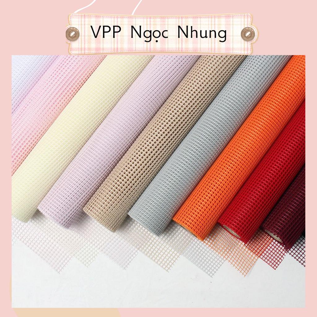 Lưới vuông lớn gói hoa ❤️chất liệu dày dặn❤️ màu sắt đa dạng 50*50 cm