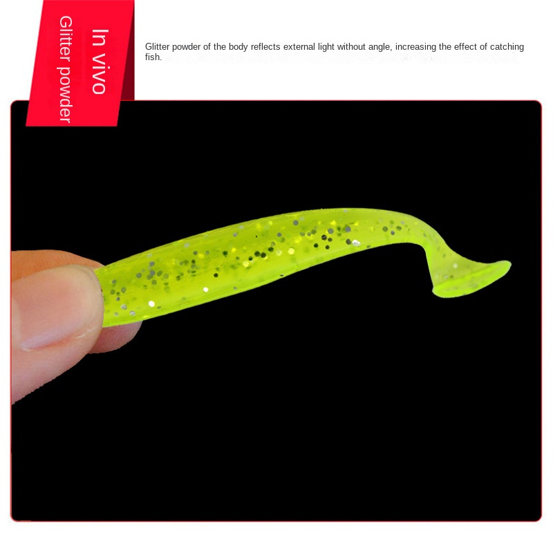 Set 10 Mồi Giả Mềm Câu Cá 7.5cm / 2g 5.5cm / 1.2g