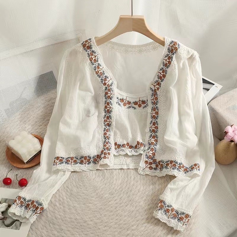 Set Áo 2 Dây + Khoác