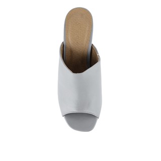 Guốc mule trơn Senta sb1027-xam