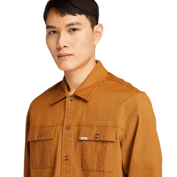 [SALE] Timberland Áo Sơ Mi Dài Tay Nam Af Tfo Mm Cargo Overshirt Rubb - TB0A43Q2