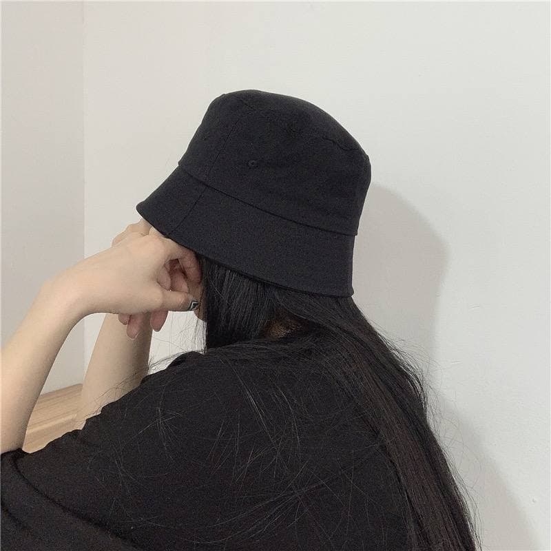 Nón bucket vành cụp Kyubi trơn nhiều màu phong cách Ulzzang Unisex - Mũ Ulzzang Kyubi Simple