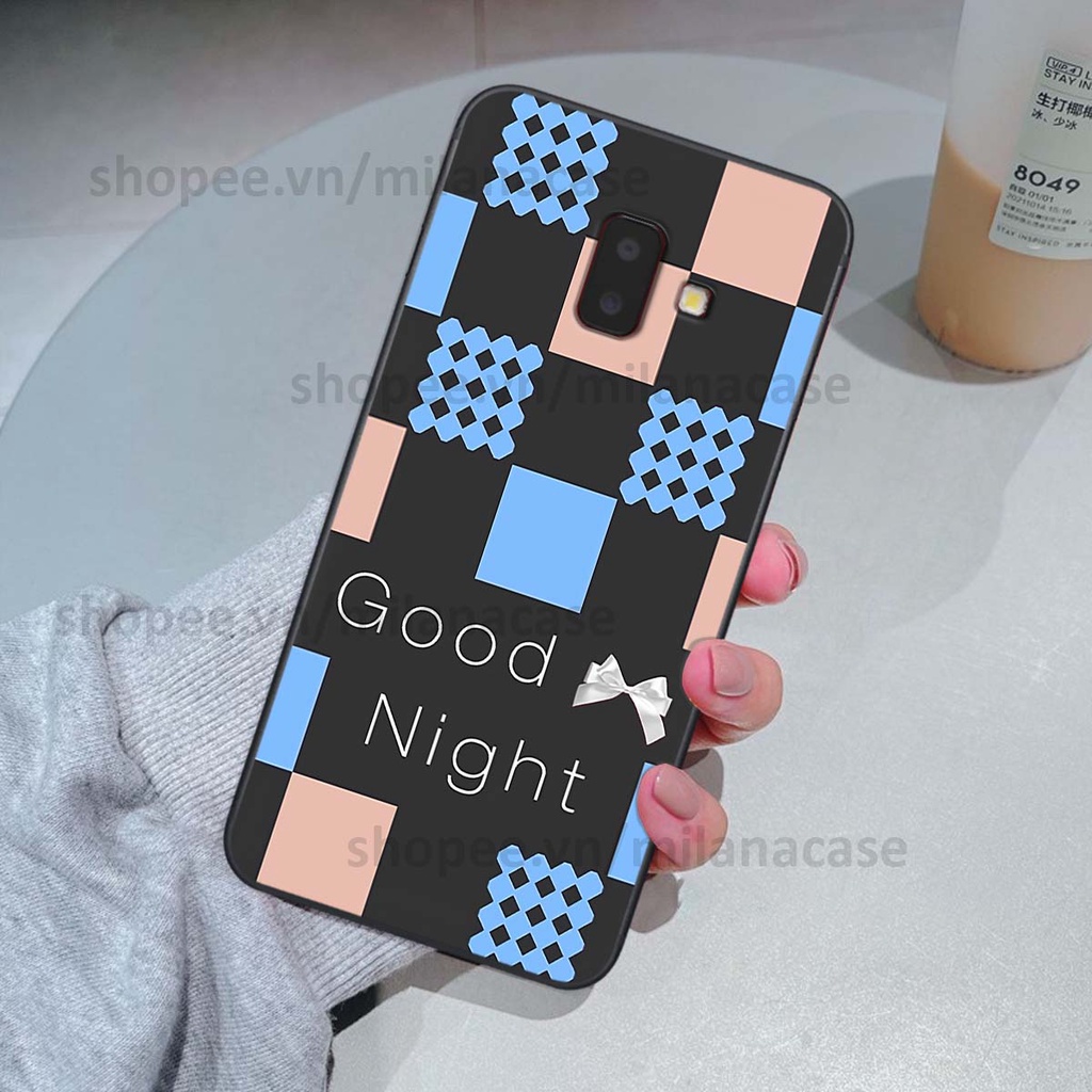 Ốp Samsung J6 2018 / J6 Plus / J6+ caro họa tiết nhiều màu sắc siêu đẹp thời trang cá tính