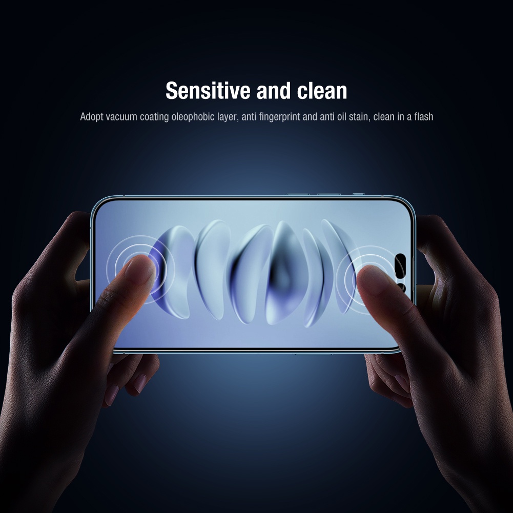 Set kính cường lực bảo vệ camera 2 trong 1 Nillkin thích hợp cho iPhone 14 Pro Max