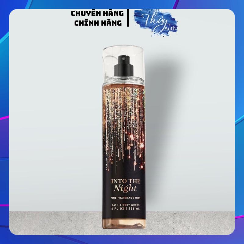 Xịt Thơm Body Mist Into The Night Hương Thơm Gỗ Ấm Áp Bath anh Body Works 10ml