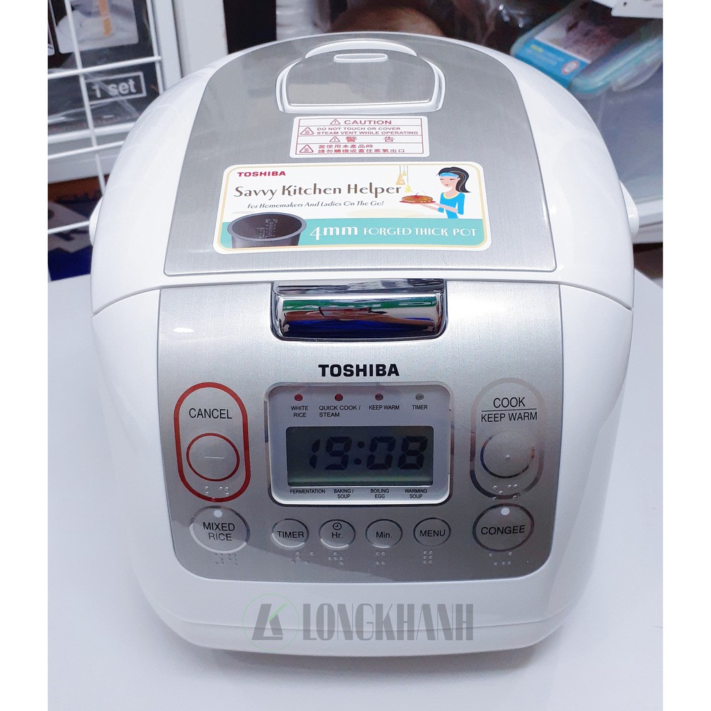 [Mã ELMS5 giảm 7% đơn 300K] Nồi cơm điện tử Toshiba RC-10NMF/NTF, 1.0L, hàng Thái Lan, BH 12 tháng | BigBuy360 - bigbuy360.vn