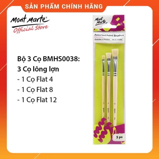 Bộ Cọ Vẽ Màu Acrylic, Màu Nước, Màu Gouche, Sơn Dầu Mont Marte
