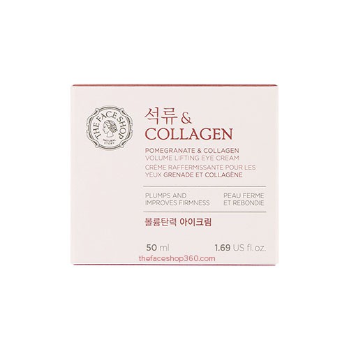 Kem Dưỡng Mắt Chống Lão Hoá Da chiết xuất lựu The Face Shop Pomegranate And Collagen Volume Lifting Eye Cream 50ml