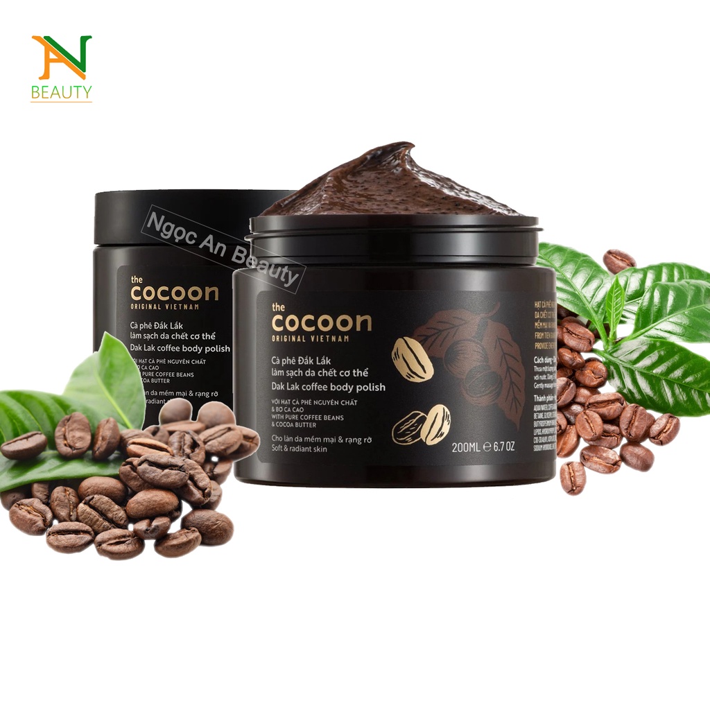 Tẩy tế bào chết Body cà phê Đak Lak Cocoon