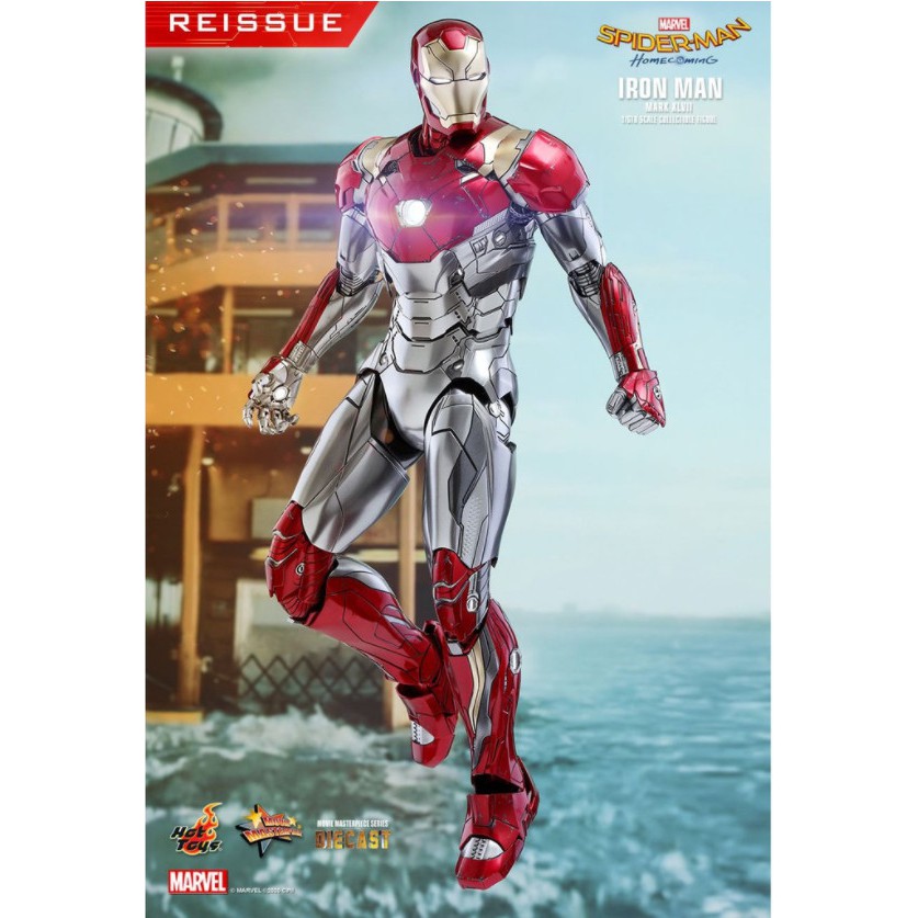 Mô hình Cao Cấp Hottoys SPIDER-MAN: HOMECOMING IRON MAN MARK 45