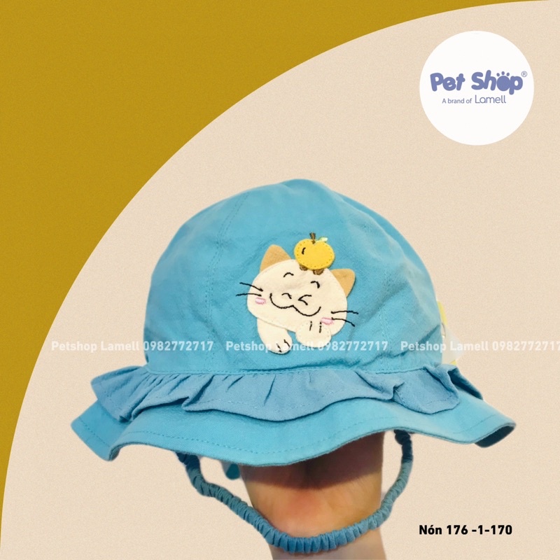 NÓN Thương Hiệu PETSHOP cho bé NOZ-176 chất cotton thoáng mát ( Ảnh Thật của Shop)
