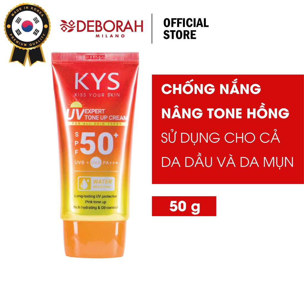 Kem Chống Nắng Nâng Tông SPF50+/PA+++  KYS  Sử Dụng Cho Cả Da Dầu, Mụn, Cấp ẩm Và kiềm Dầu Diệu Quả