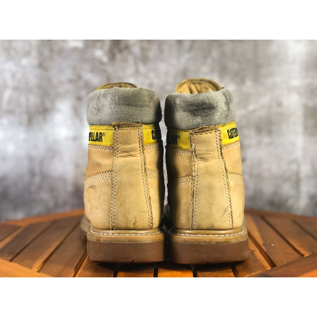 (Size 42) Giày thể thao chính hãng 2hand CATERPILLAR LEATHER BOOTS ` < *