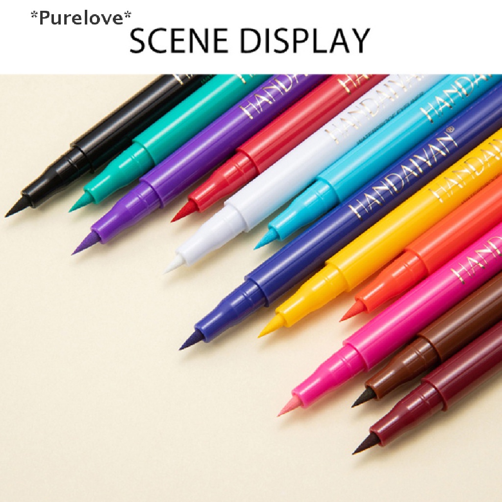 Bút Kẻ Mắt Dạng Lỏng 11 Màu Tùy Chọn Chống Nước Tiện Dụng