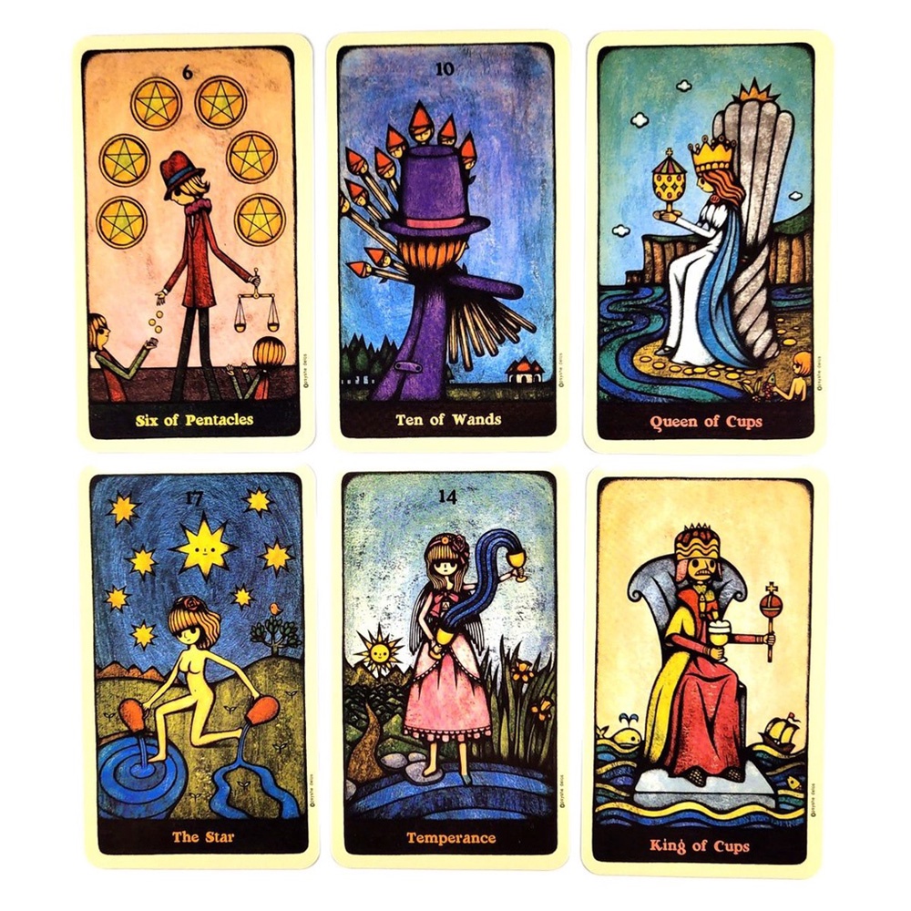 Bộ Bài Delos Tarot 78 Lá Bài Tặng Đá Thanh Tẩy C247