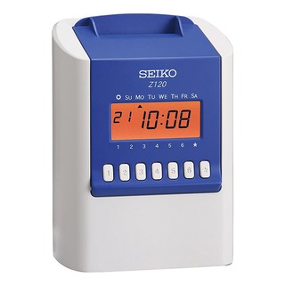 [Mã 256ELSALE giảm 7% đơn 300K] Máy Chấm Công bằng thẻ giấy Seiko Z120 - Hàng Chính Hãng
