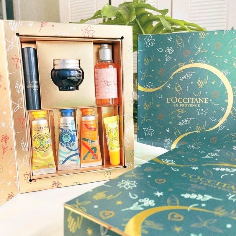 Set Dưỡng Da và Body L'Occitane 7 món kèm box