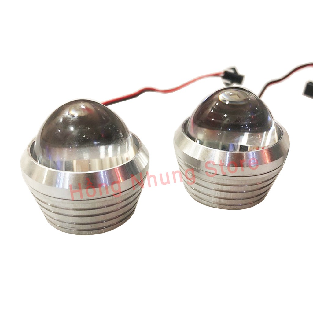 Bộ 2 đèn chớp mắt trâu size 4cm  12V-24V ,chiếu sáng tốt, rọi xa