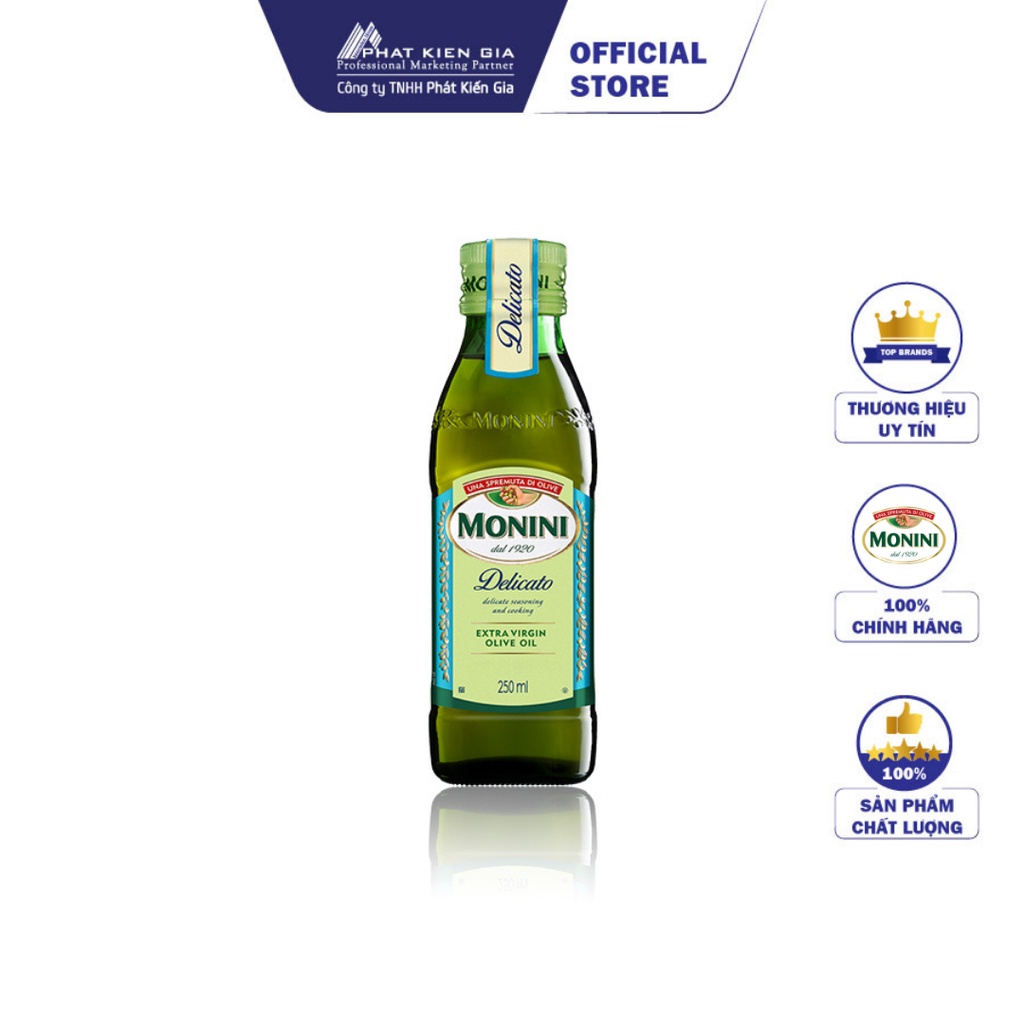 Dầu Oliu Monini Delicato 250ml (Italy)
