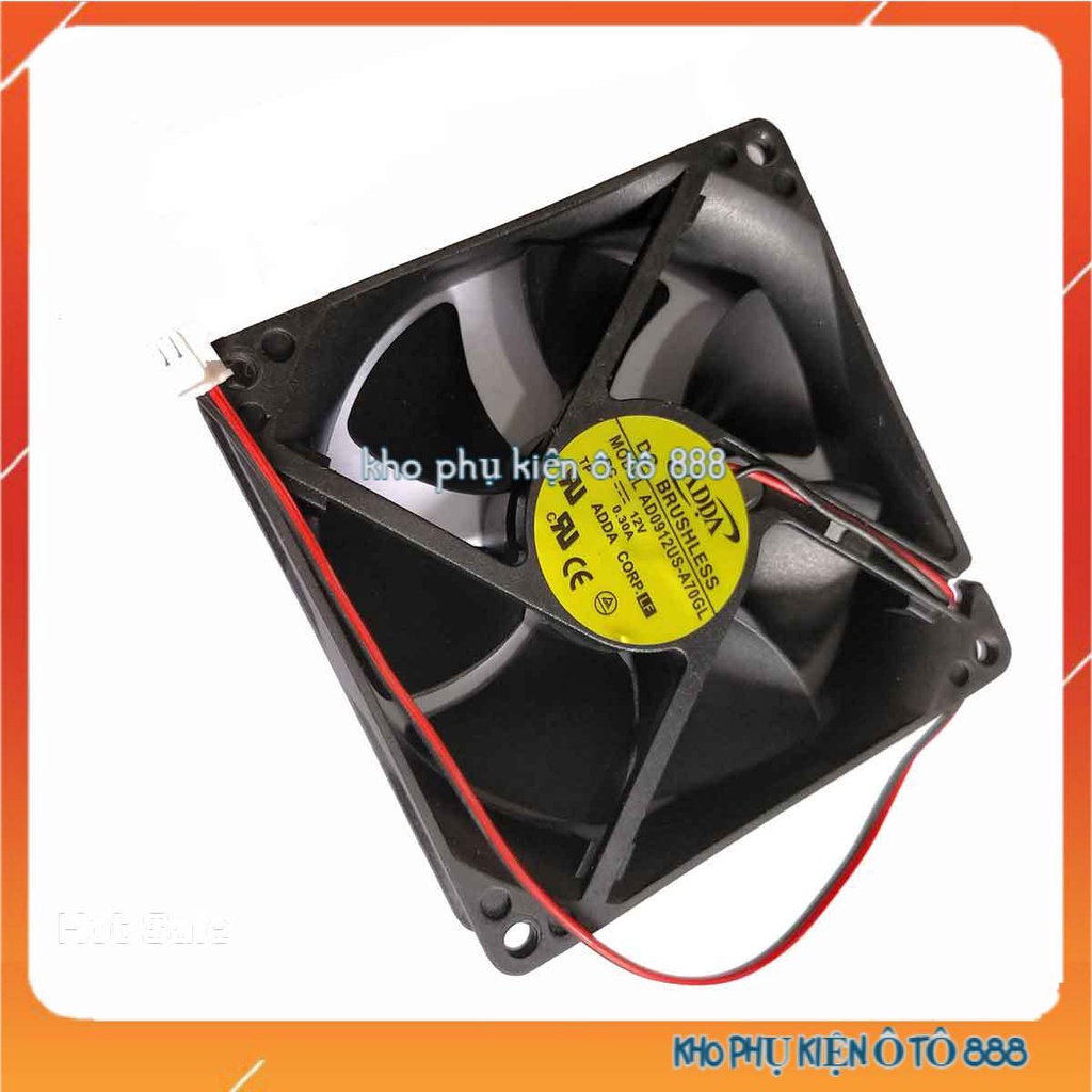 Quạt tản nhiệt 12V hàng bãi đủ kích thước