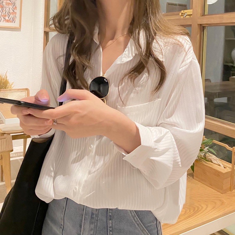 Áo sơmi lụa tăm