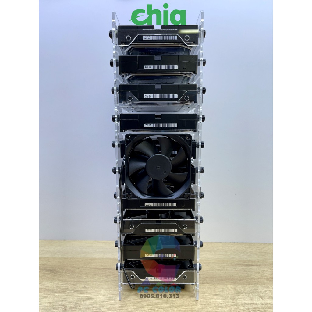 Hộp khay đựng Ổ Cứng Hdd 3.5 Inch chứa 5 - 10 Hdd chuyên dụng cho nông dân coin CHIA | BigBuy360 - bigbuy360.vn