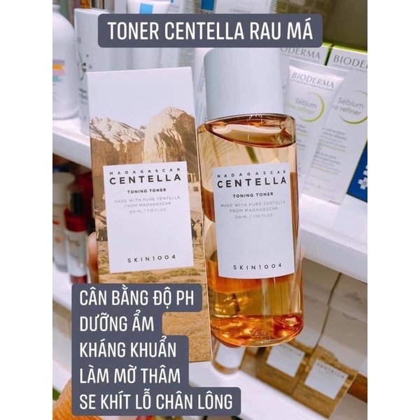 Nước hoa hồng skin1004 Madagascar Centella Toning, tonner skin 1004
