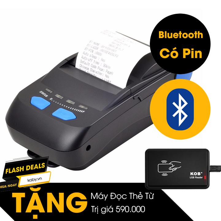 [Có Video] Máy In Hóa Đơn Di Động XPRINTER XP-P300 (Bluetooth + Có Pin) | BigBuy360 - bigbuy360.vn