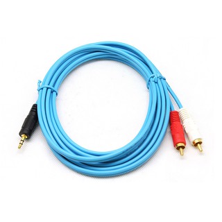 Cáp loa 1 ra 2 đầu hoa sen 1,8m dtech dt6211