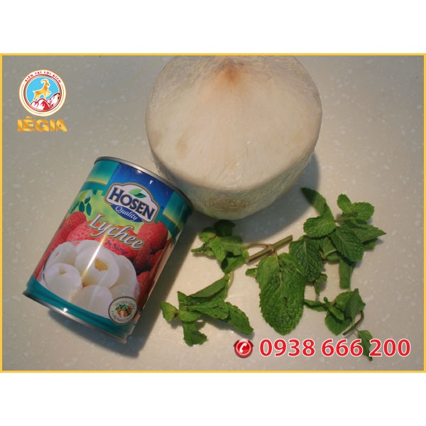 Vải Ngâm Đóng Lon Nhập Khẩu HOSEN 565G