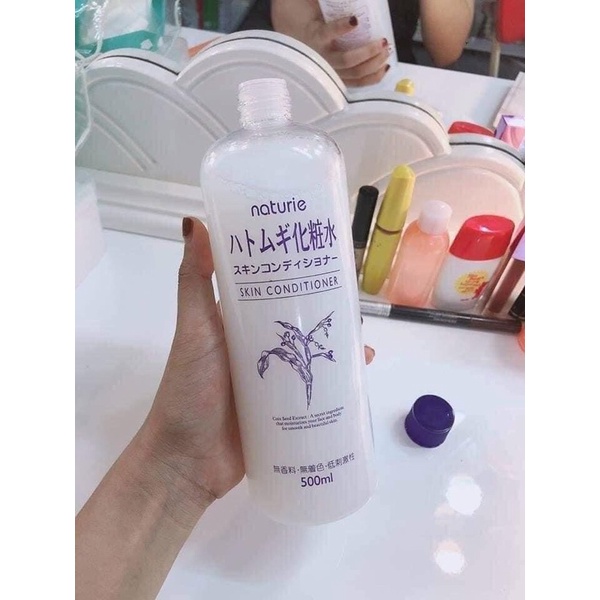 [Hàng_Nhật]  Nước hoa hồng Naturie Skin Conditioner Lotion Nhật Bản 500ml  (No.1 Cosme)