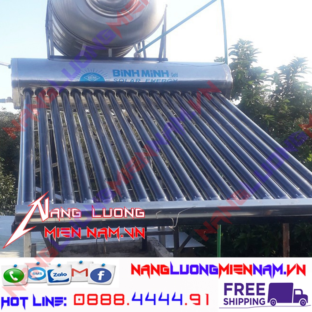 Máy Năng Lượng Mặt Trời Bình Minh 200L