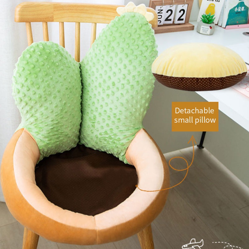 Gối Mềm Hình Cây Xương Rồng Xinh Xắn