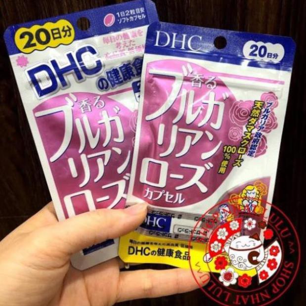 Viên Uống Thơm Hoa hồng thơm Cơ Thể DHC 20 ngày Rose Capsule _shopnhatlulu