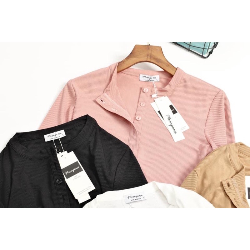 Áo thun tăm cổ trụ