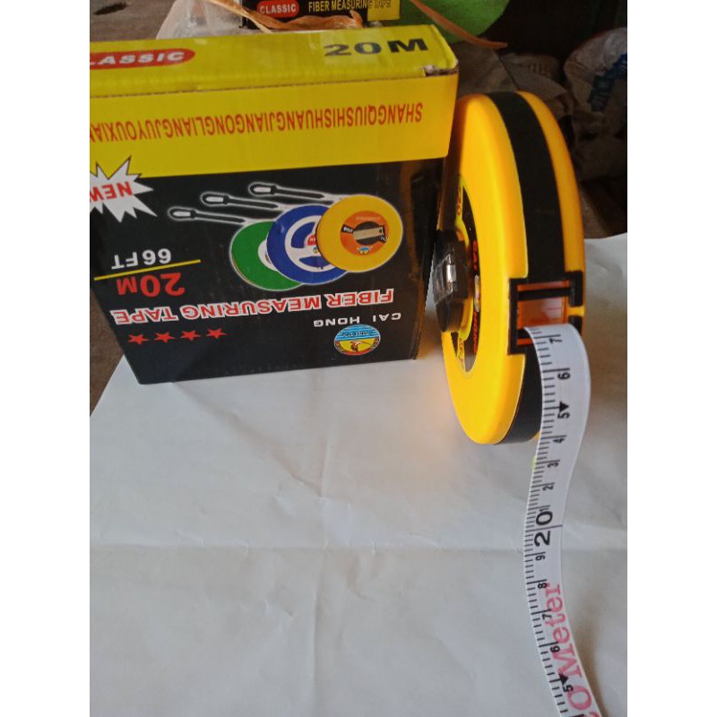 thước đo dây kéo-rút  công trình dài 20m