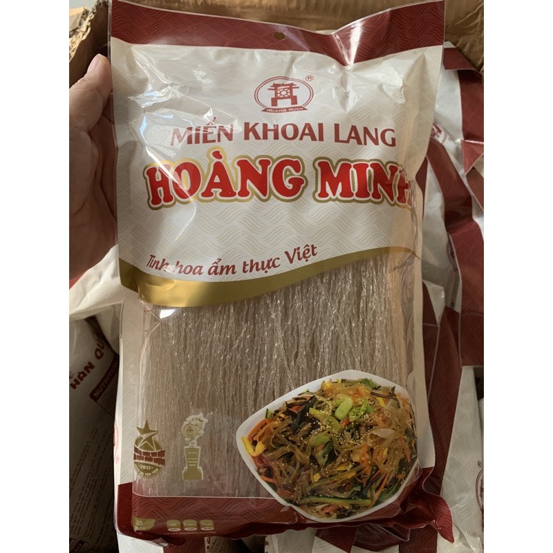 Miến khoai lang Hoàng Minh gói 300gr sợi miến dai giòn, chuẩn vị miến quê, eat clean