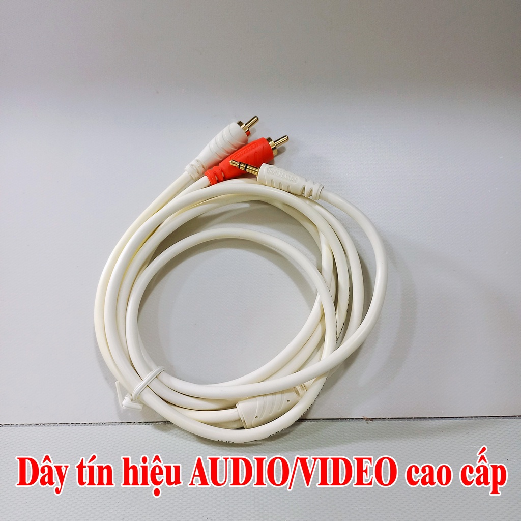 Dây biến đổi âm thanh từ điện thoại thông minh ra loa AV 3.5 Ra 2 Sen