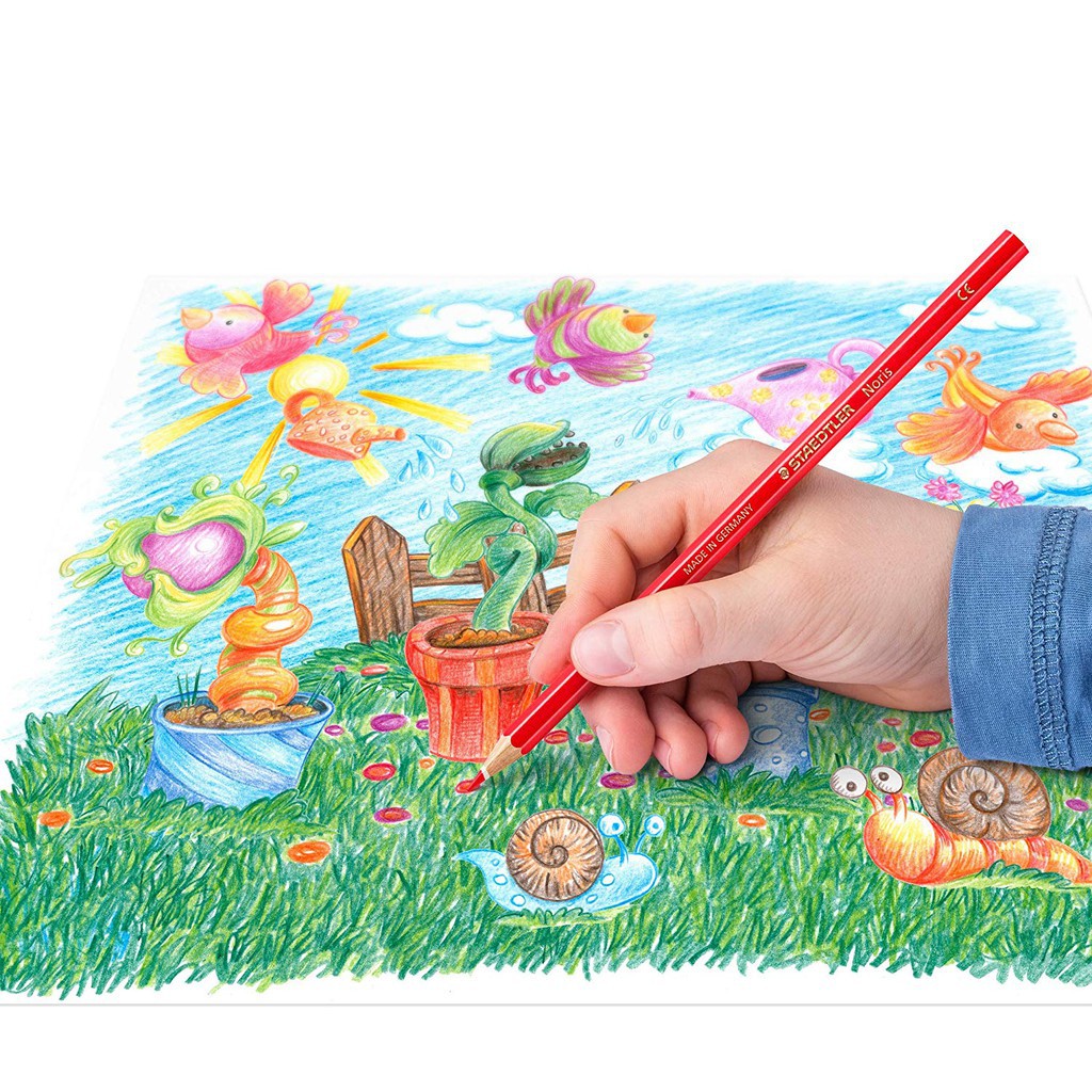 Bộ bút chì mầu cao cấp STAEDTLER  đựng trong hộp thiếc 145 SPM36 chính hãng.