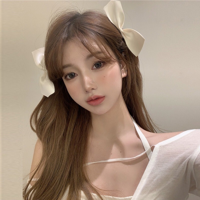 Kẹp Tóc Nơ Jisoo Phong Cách Hàn Quốc Xinh Xắn Dahabo KT022
