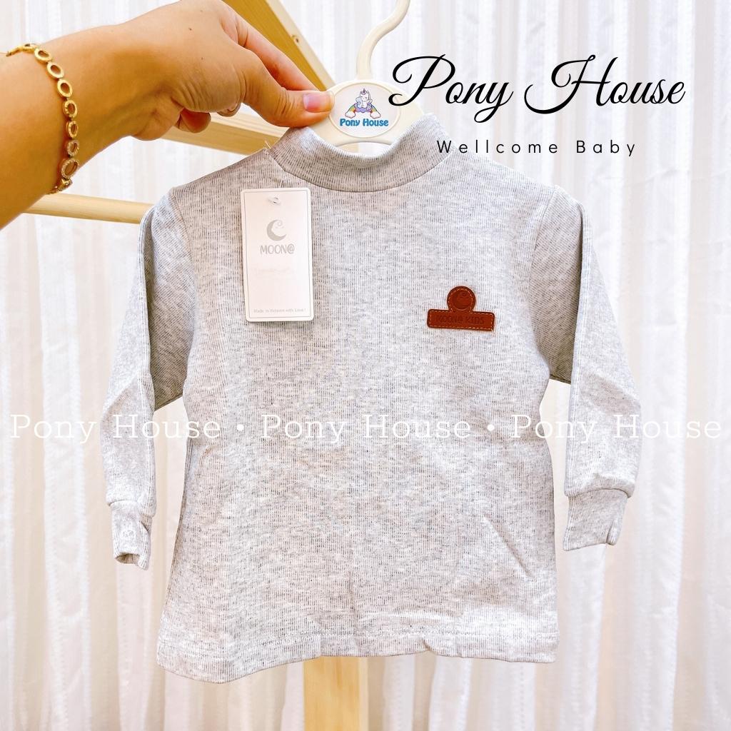 Áo Giữ Nhiệt Moon 3cm Nỉ Dày Dặn Cho Bé Trai, Bé Gái SizeTừ 6M - 3Y
