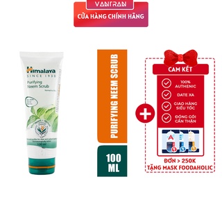 [ Date 9/2022 ] Tẩy tế bào chết sáng mịn da Himalaya Purifying Neem Scrub 100ml
