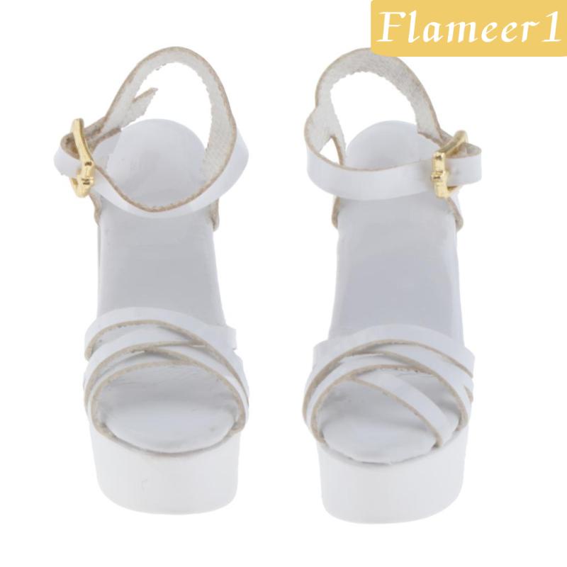 Giày Bốt Cao Gót 12 Inch Tỉ Lệ 1 / 6 Cho Mô Hình Nữ