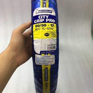 Vỏ Michelin City Grip Pro 80/90-17TL